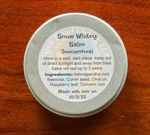 Back Raod Living LLC Snow Whitey Salve  by The Ox Shoppe