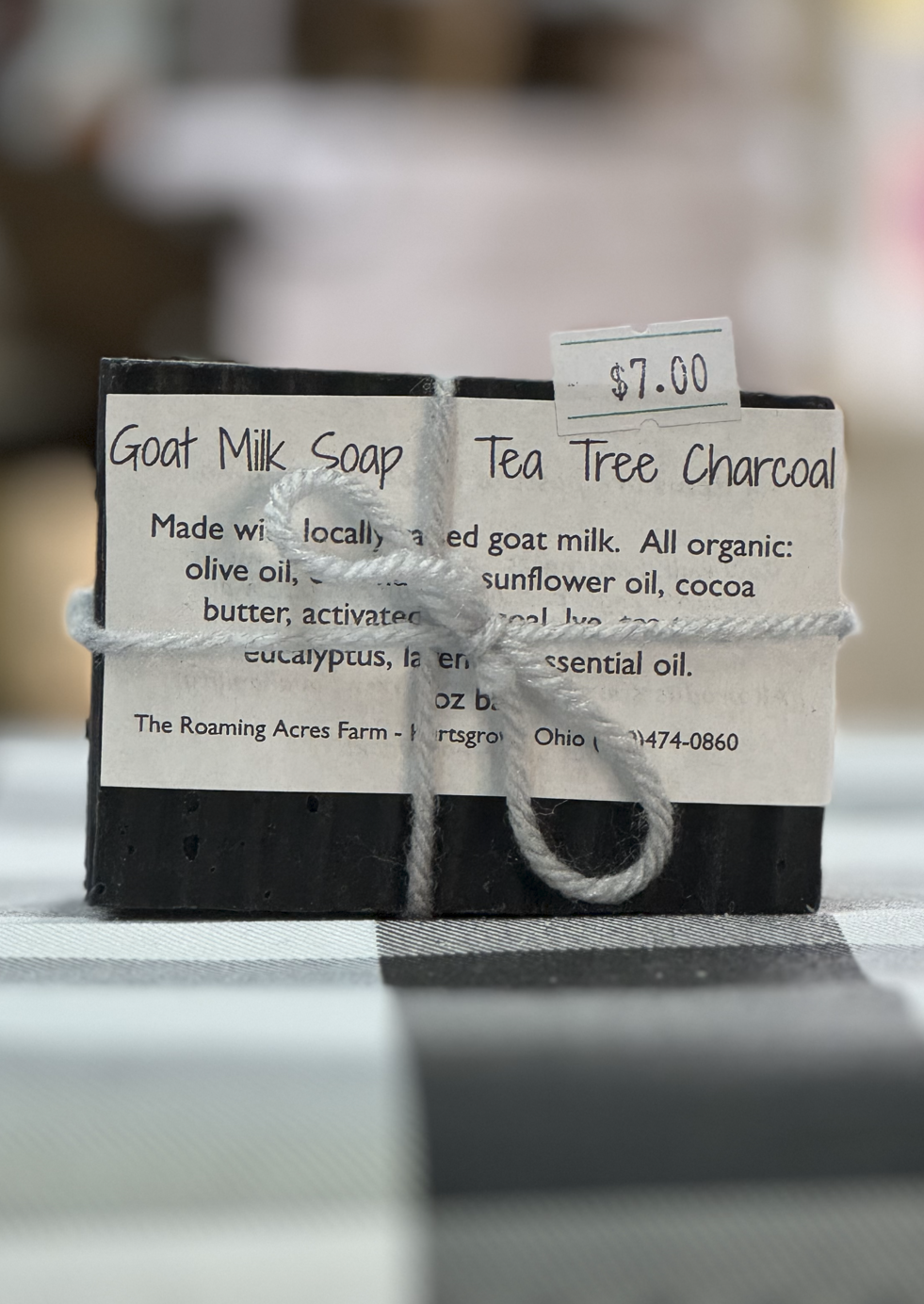 Tea Tree and Charcoal - Goat Milk Soap Bar