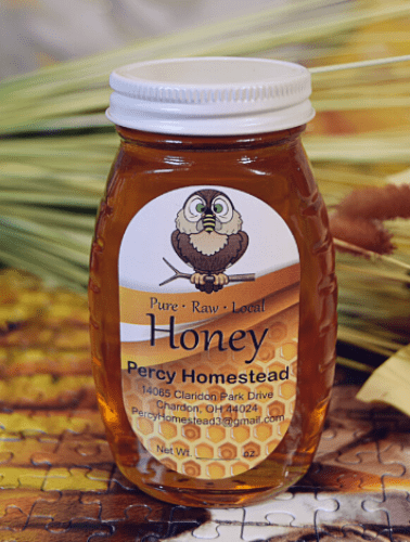 8 oz in Traditional Glass Hive Bottle