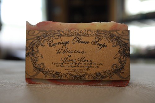 Bar Soap - Hibiscus & Ylang Ylang by Carriage House Soaps