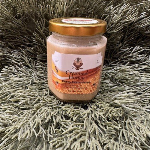 Smoked Hot Pepper Creamed Honey- Spreadable Honey-12oz